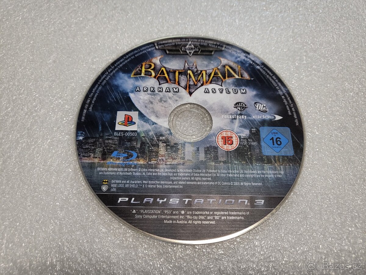 Hra Batman Arkham Asylum PS3 ( NEZNÁMÝ STAV ) - 3