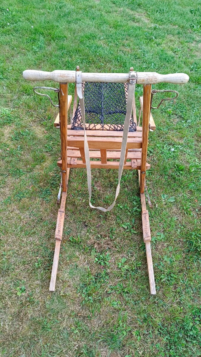 Starožitné saně vlčky , renwolf top stav - 3