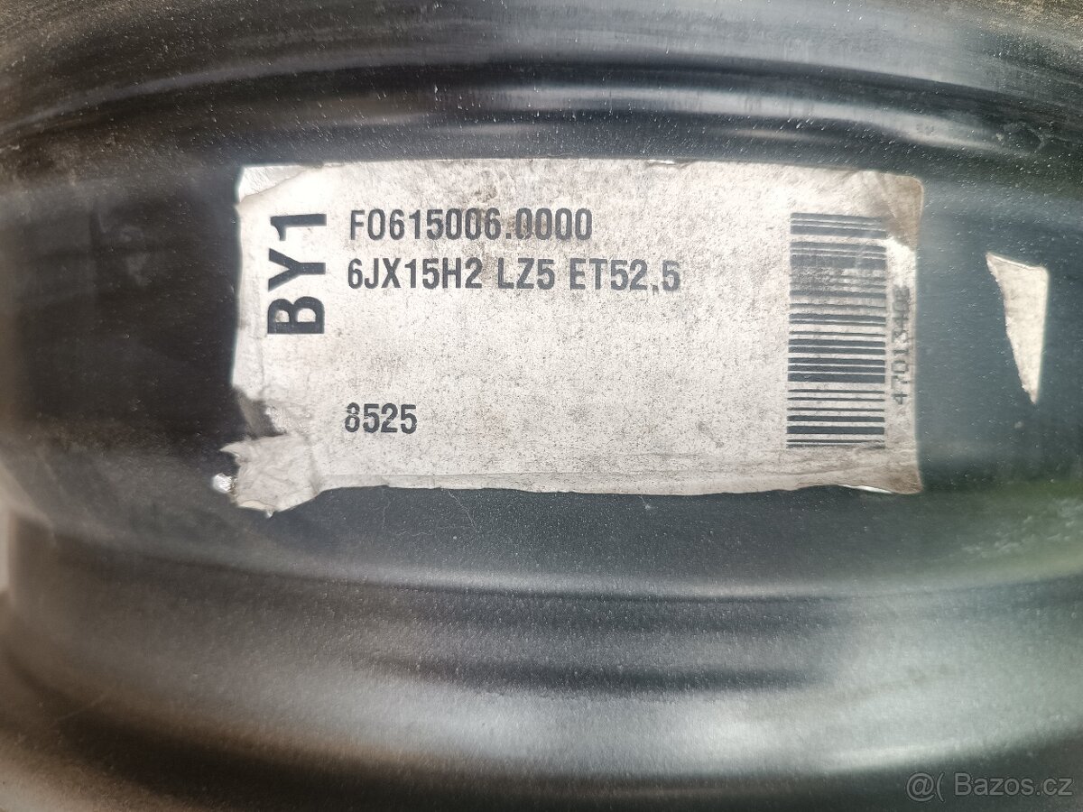 Plechové ráfky R15 Ford - 3