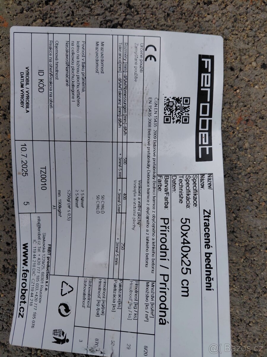 ztracené bednění 400 - 3