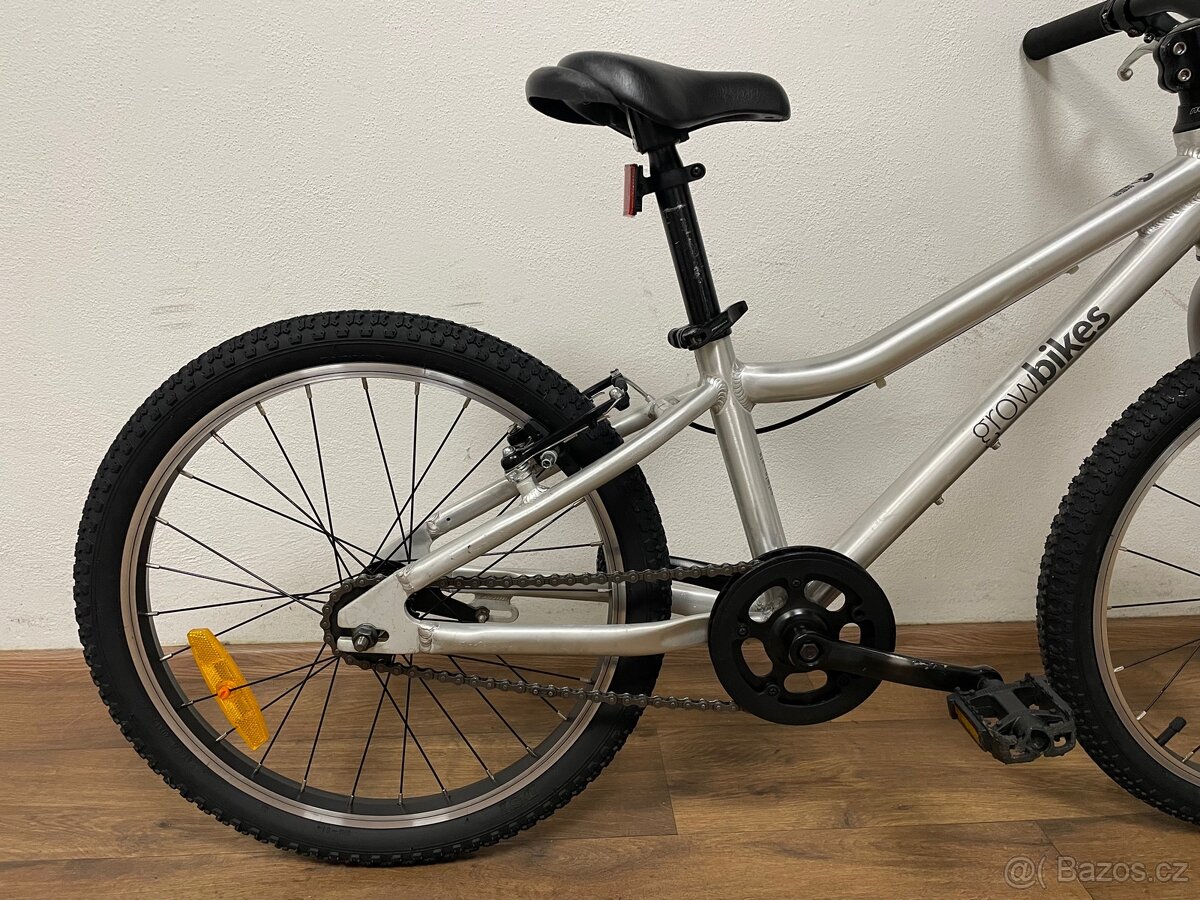 Dětské kolo Growbikes 20” stříbrné - 3