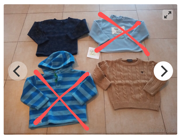 Oblečení na chlapečka vel. 92 - 3