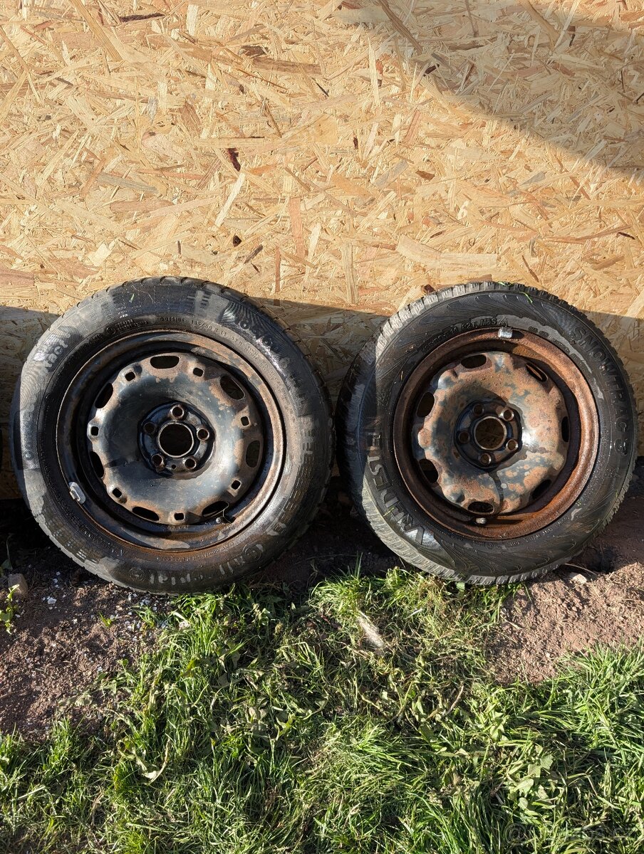 5x100 R14 8x ocelových disků - 3