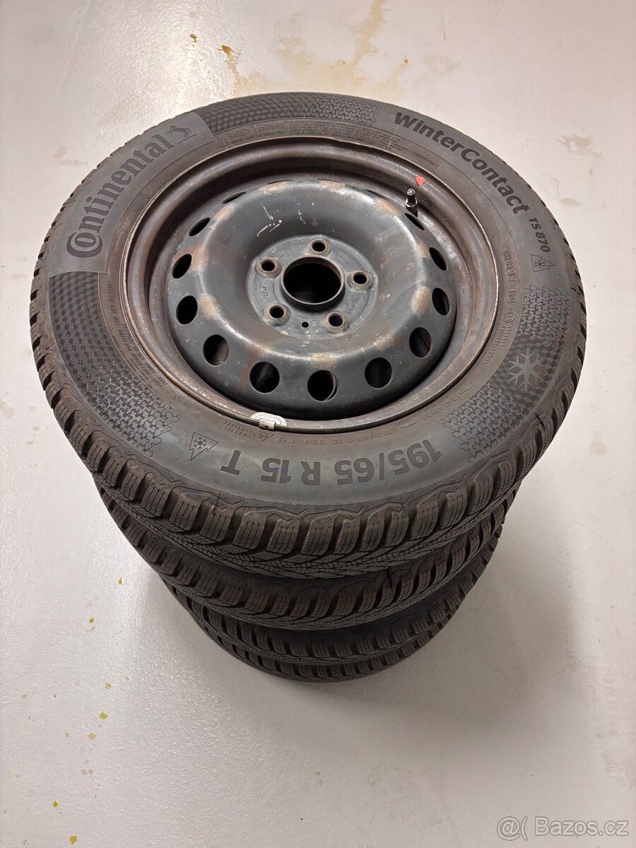 Prodám kompletně kola 5x112 ( plecháče) - 3