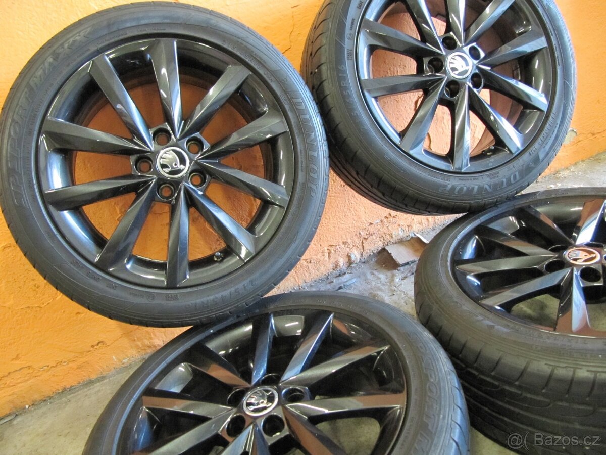 Alu Škoda + 215/45/16 Dunlop - 3