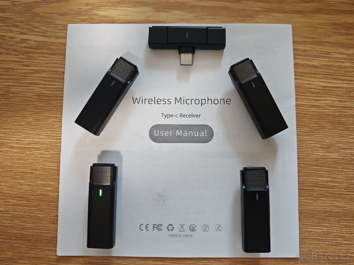 Bezdrátové mikrofóny 4-pack - 3