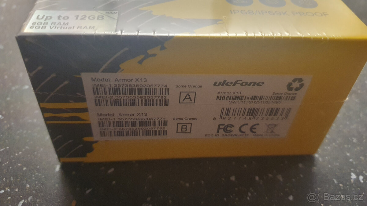 UleFone Armor X13 6GB/64GB (Some Orange) Nový - 3