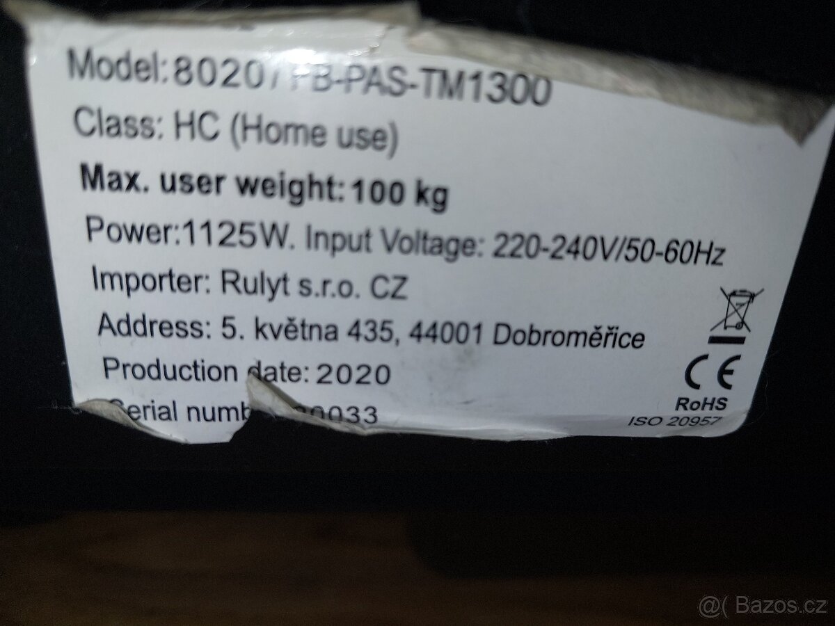 Běžecký pás Life Fit TM 1300 - 3