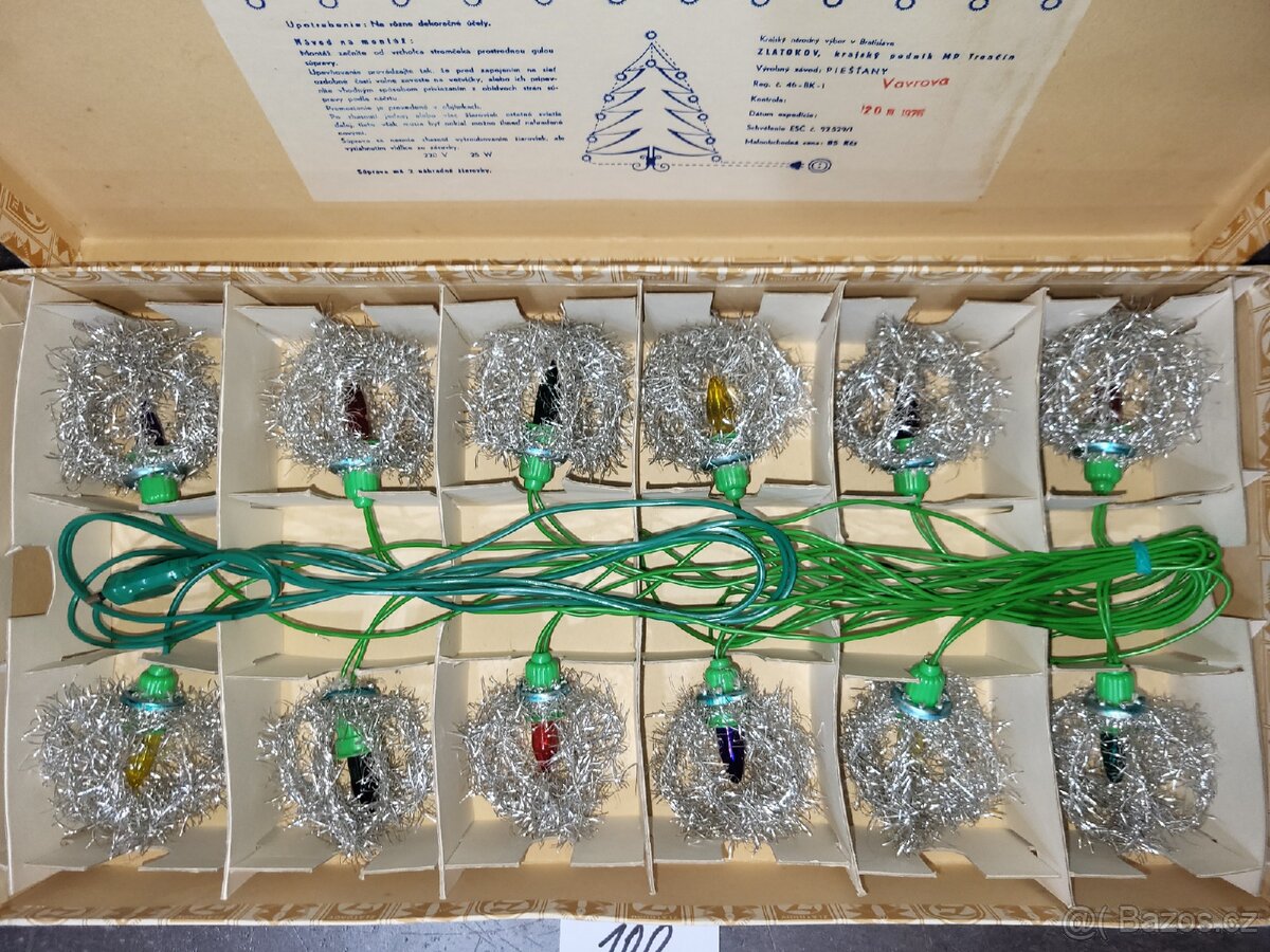 Retro vánoční osvětlení 100 - 3