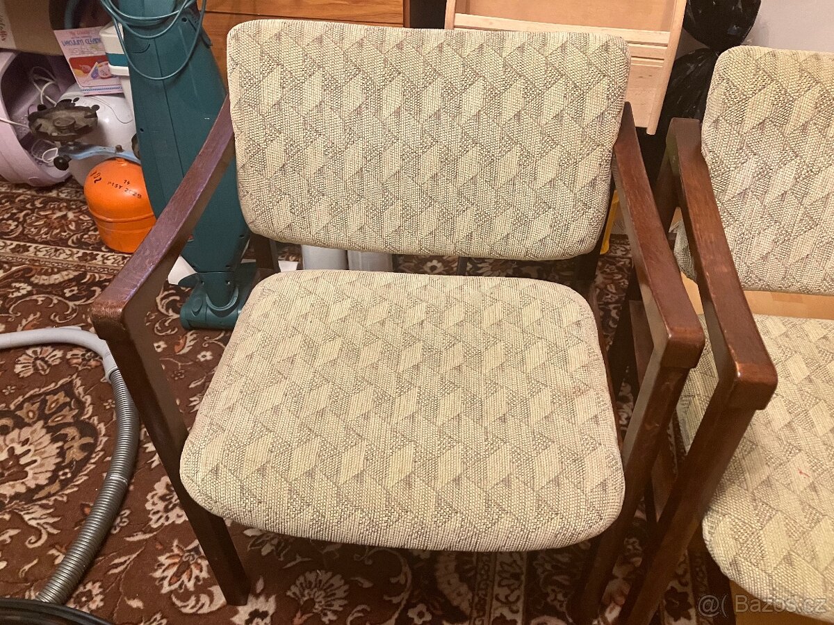 Křeslo, 2 ks retro - 3