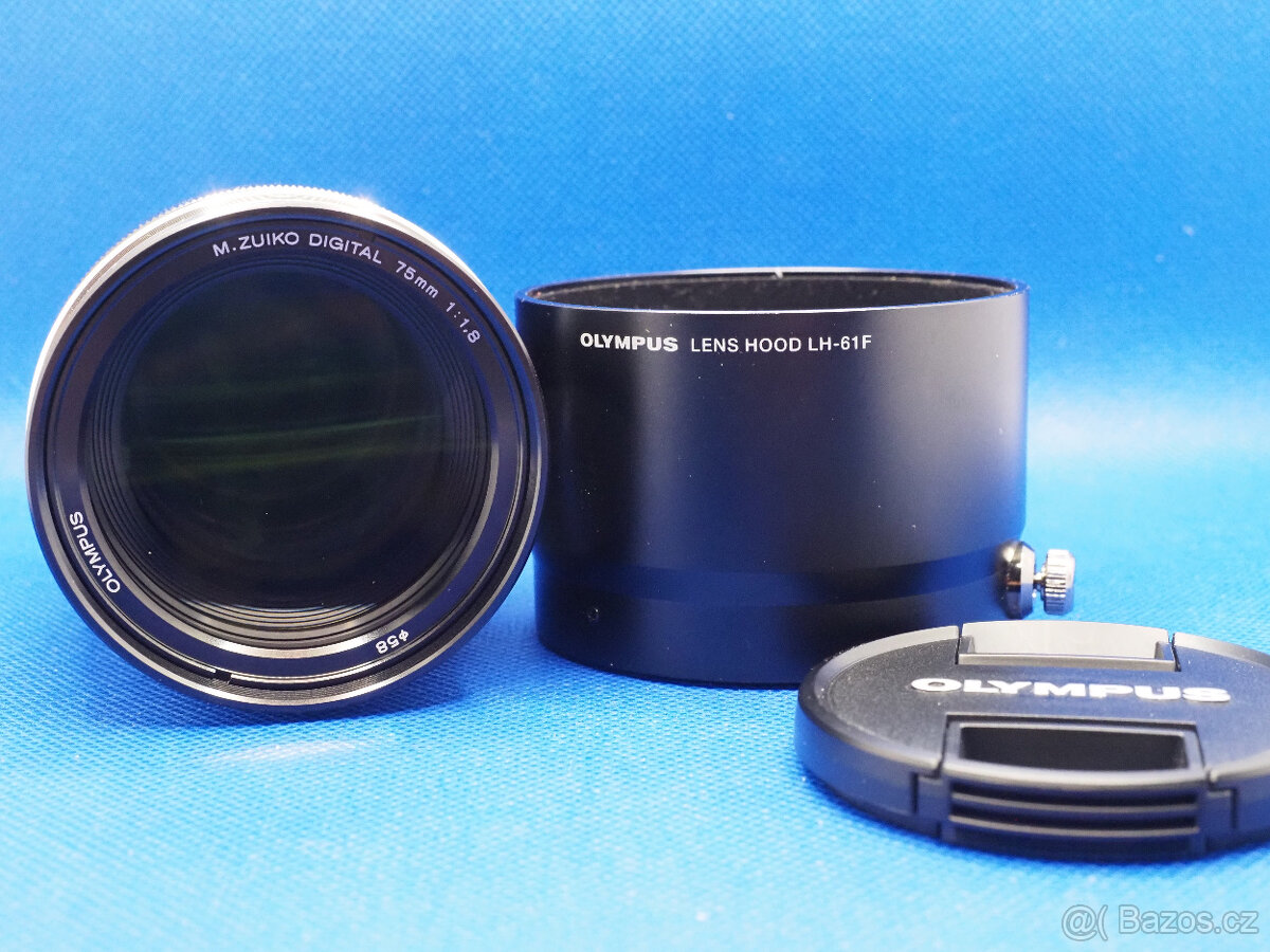 Olympus M.Zuiko Digital ED 75 mm 1:1.8 černý - 3