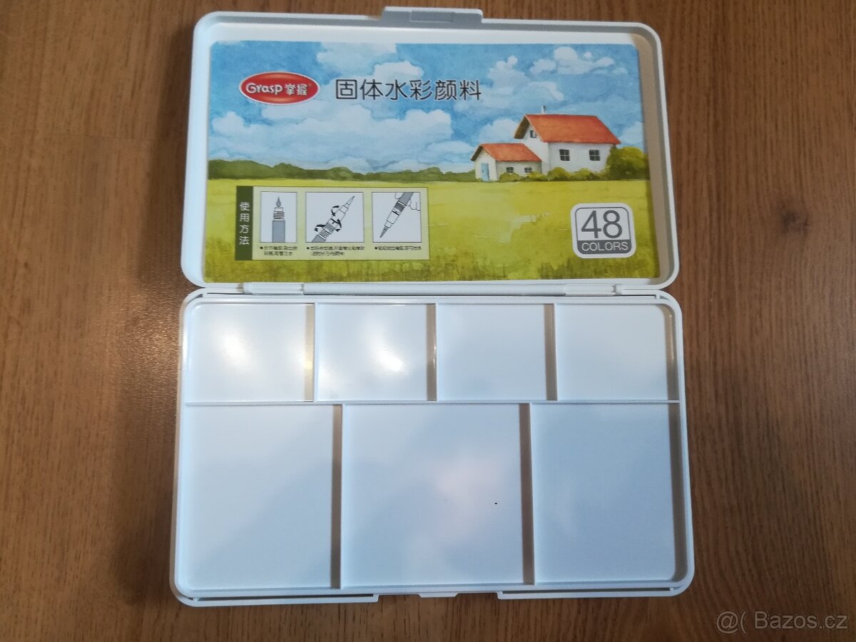 Cestovní akvarelové barvy - 48 barev - 3