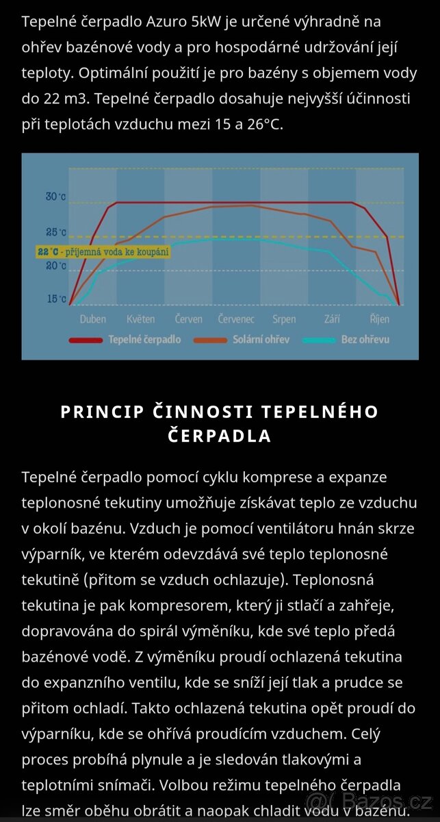 Tepelné čerpadlo Azuro 5kw - 3