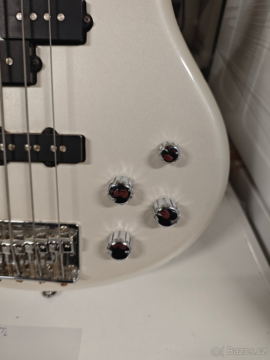 Elektrická baskytara Ibanez GSR200 / white - 3