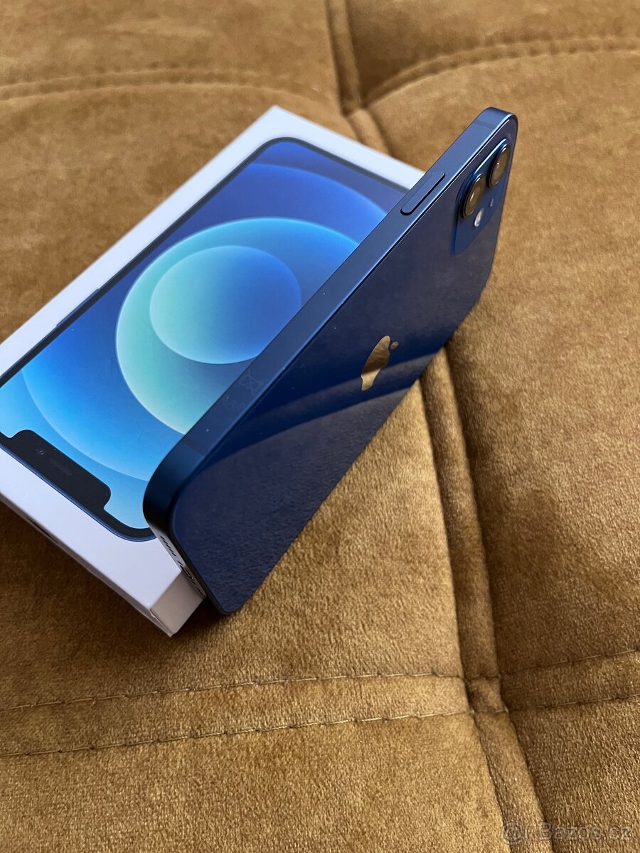 Apple iPhone 12 64gb blue TOP stav, doklad - 3