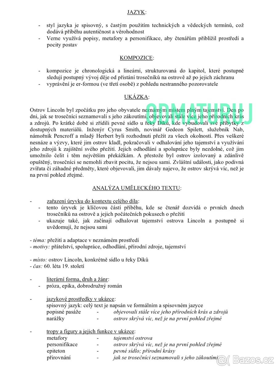 Maturitní četba & Otázky k maturitě 2026 - 3