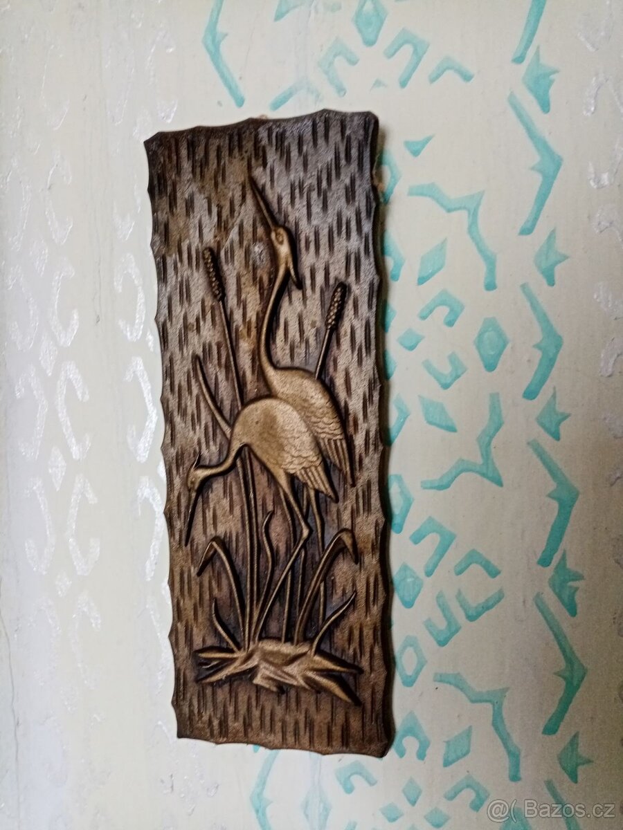 Staré odlitky hradů na zeď tzv talíře - 3