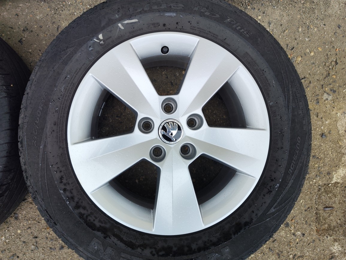 16"letní alu sada Orion 5x112 origo Škoda Superb 3 Passat B - 3