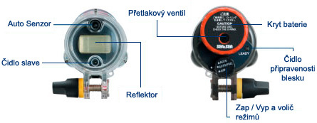 Podvodní blesk YS-15 AUTO, Sea & Sea - 3