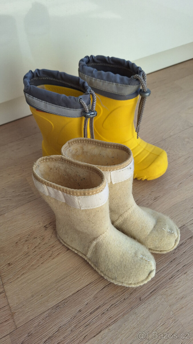 Demar dětské zateplené holínky MAMMUT vel.26/27 - 3