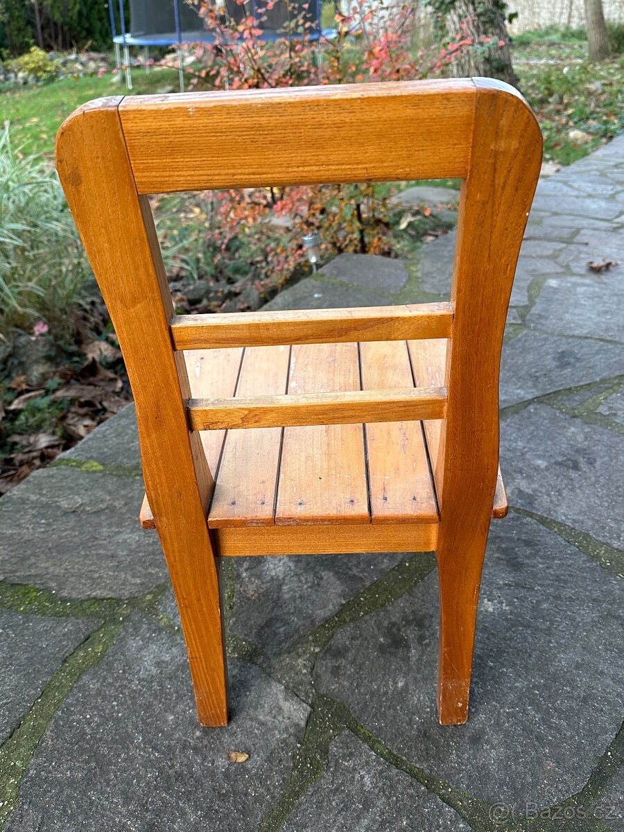 Dětská dřevěná židlička - 3