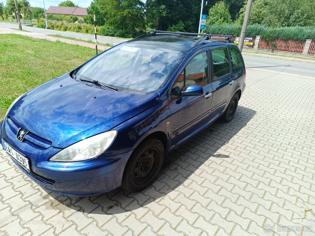 Peugeot 307 SW 1.6 HDI, 80 kW – klimatizace, panorama - 3