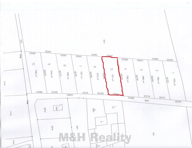 Prodej pozemku 1364m2 v obci Lučina 2.876,-Kč/m2 - 3