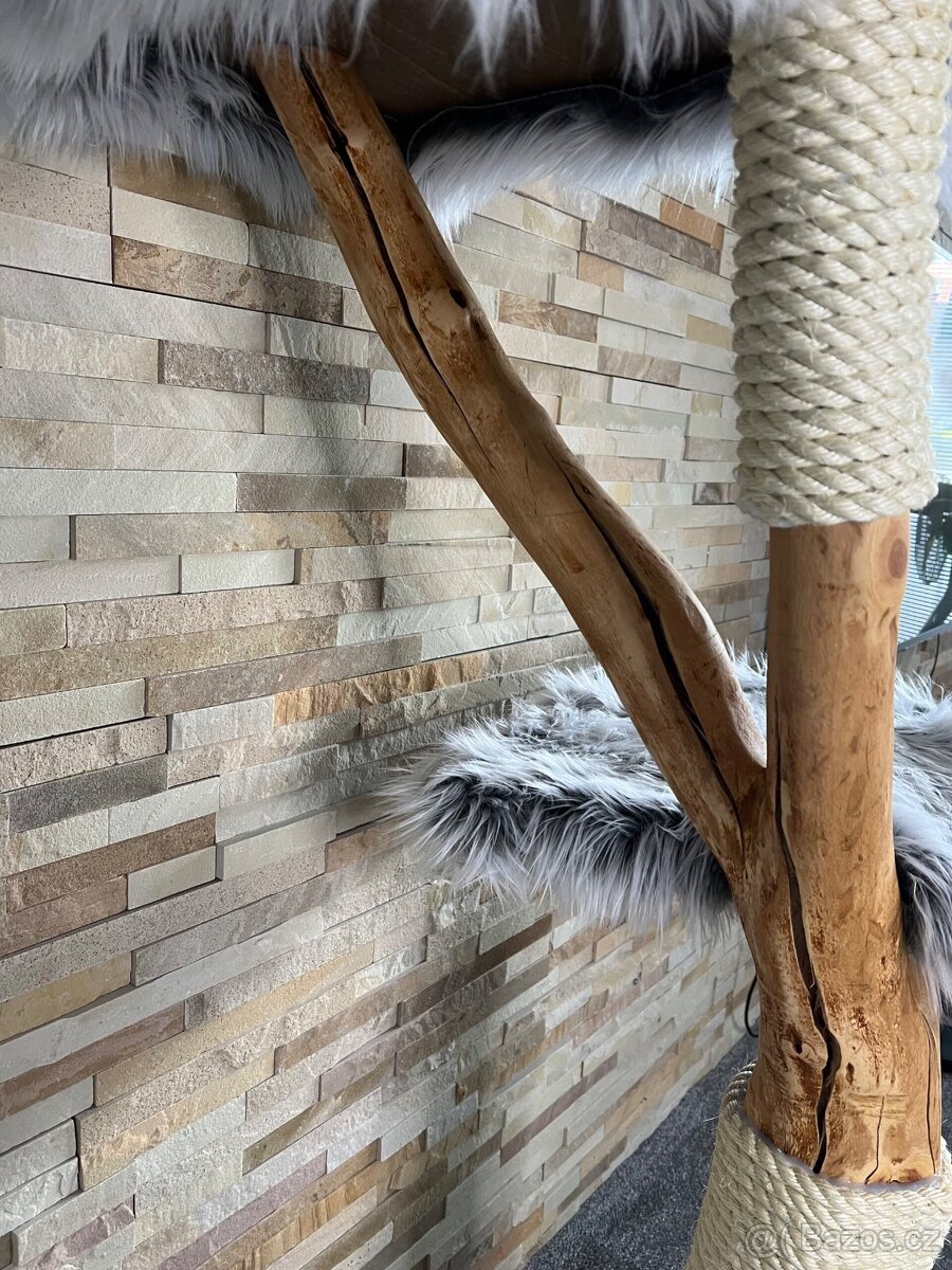 Škrabadla pro kočky z přírodního dřeva - 3