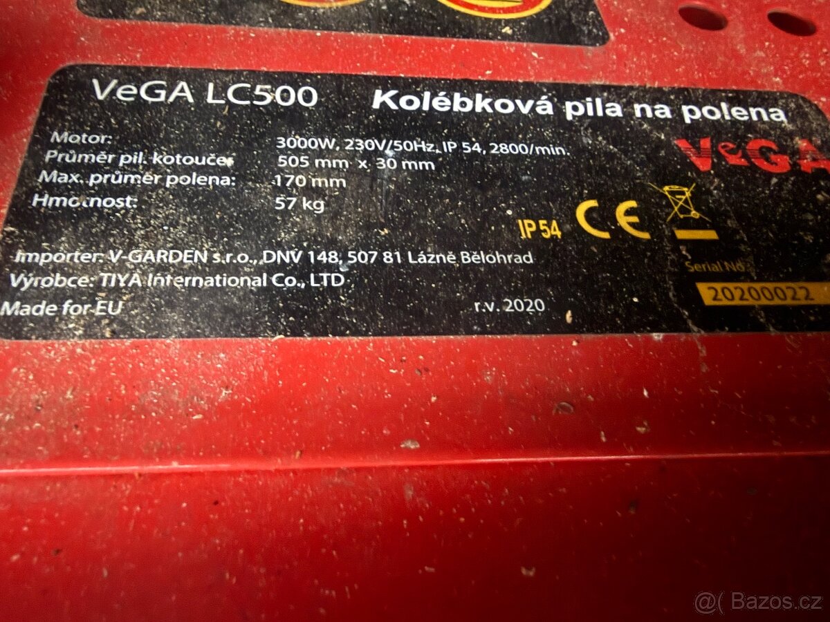 Cirkulárka VEGA LC500, 230V - - 3