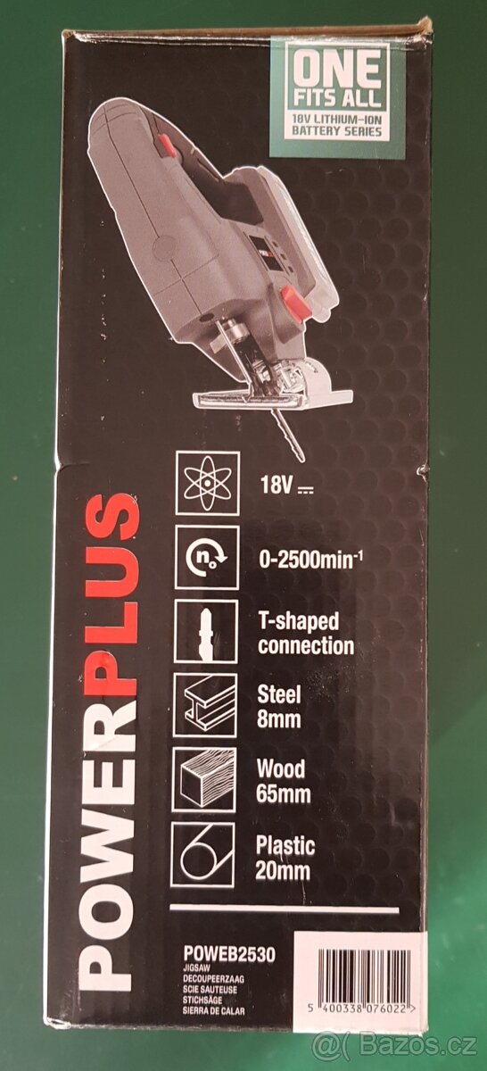Přímočará pila 18V (bez akumulátoru) POWEB2530 - 3