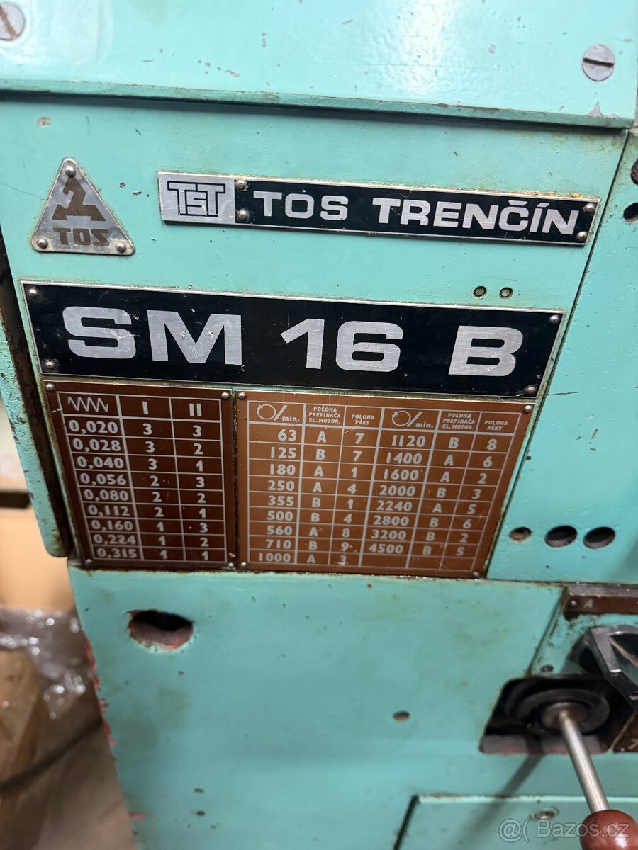 Soustruh SM 16 B - 3