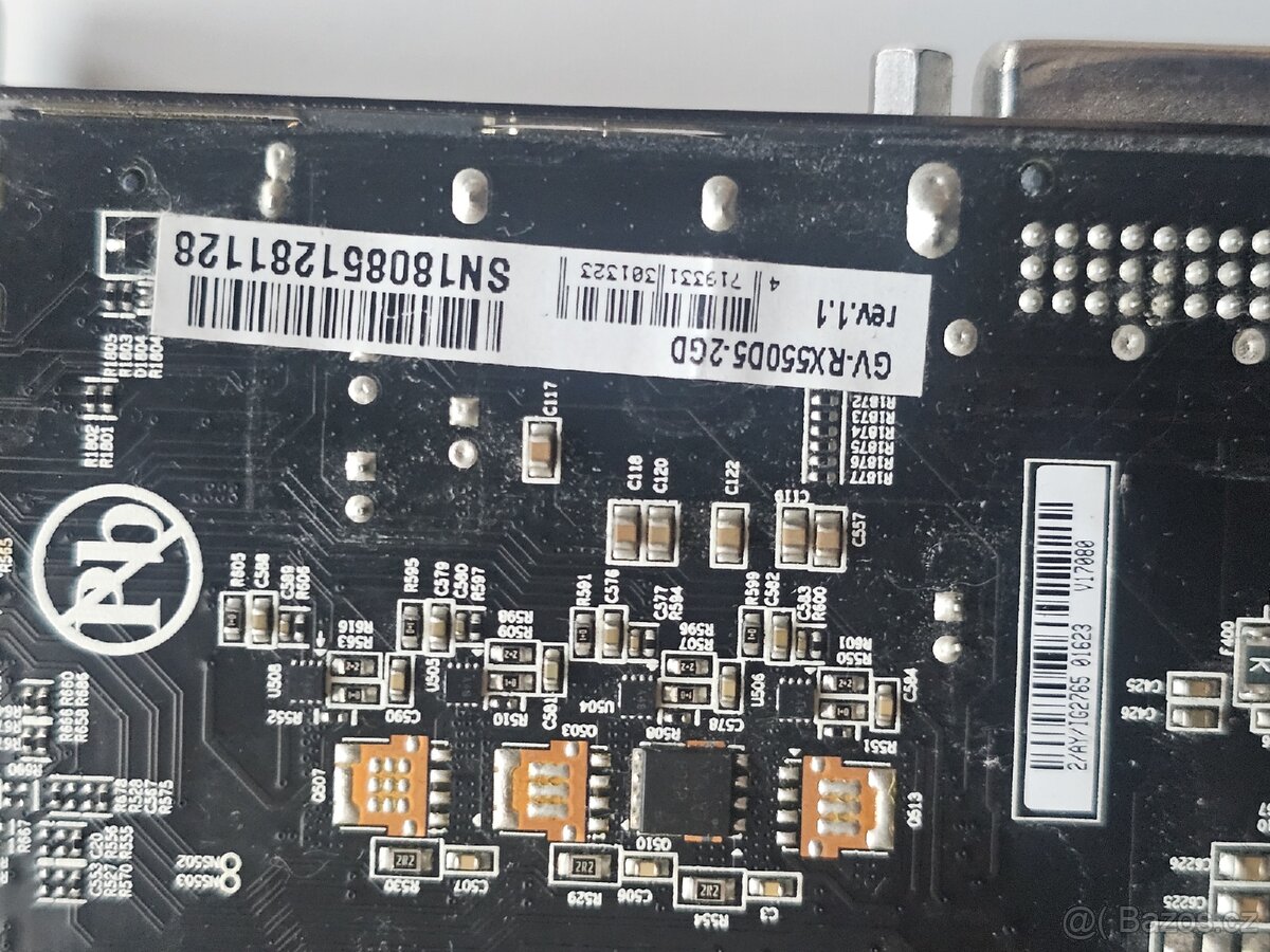 Gigabyte RX 550 Gaming OC, 2GB GDDR5 - 3