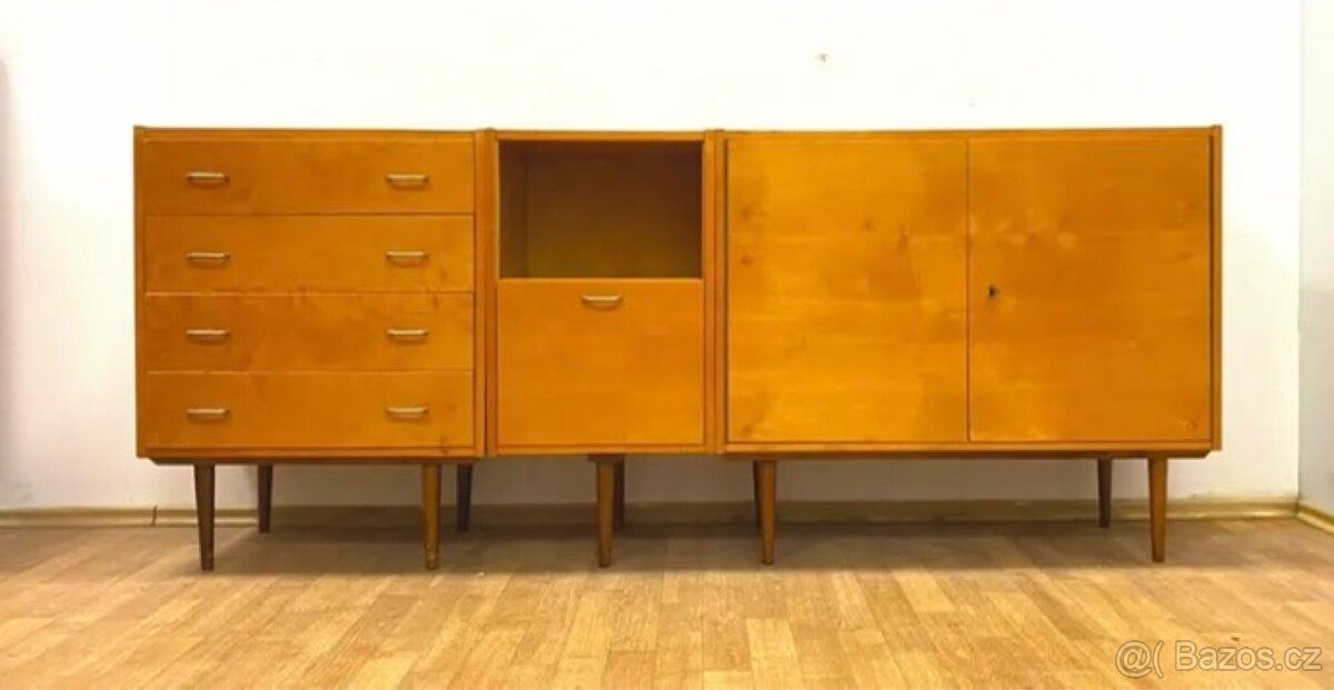 Retro komody 60. léta Brusel - - 3