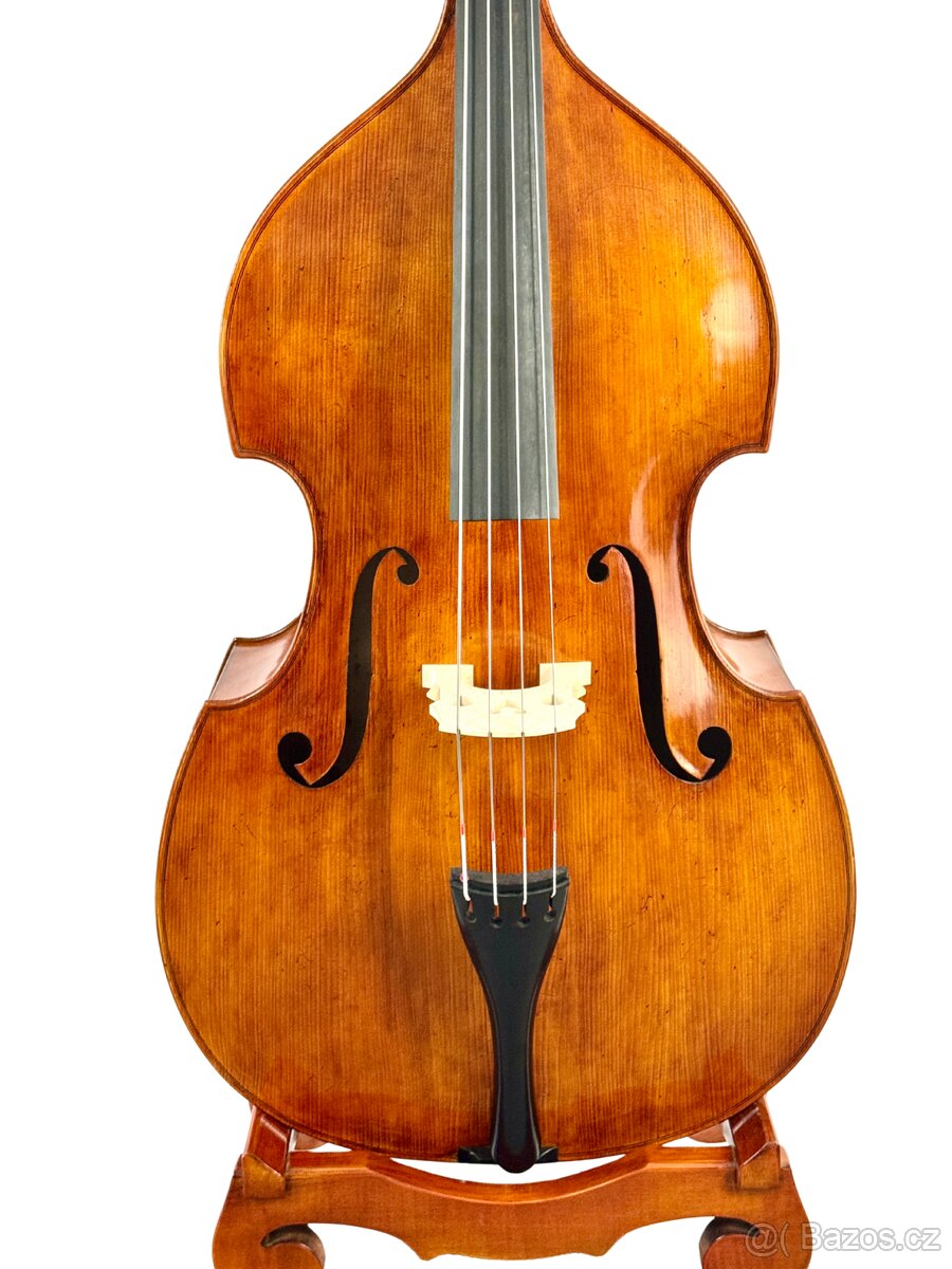 Mistrovský kontrabas 3/4 model Mirecourt - 3