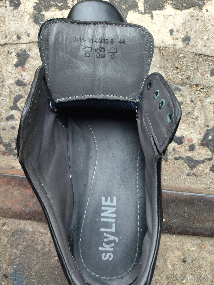 Pánské společenské kožené boty vel. 44 - 3