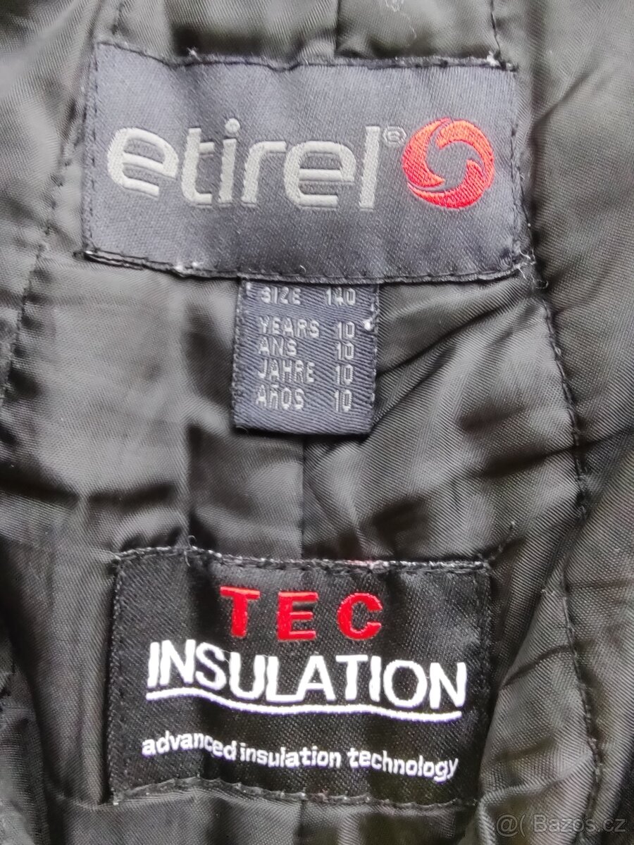 Lyžařské kalhoty ETIREL, vel. 140 - 3