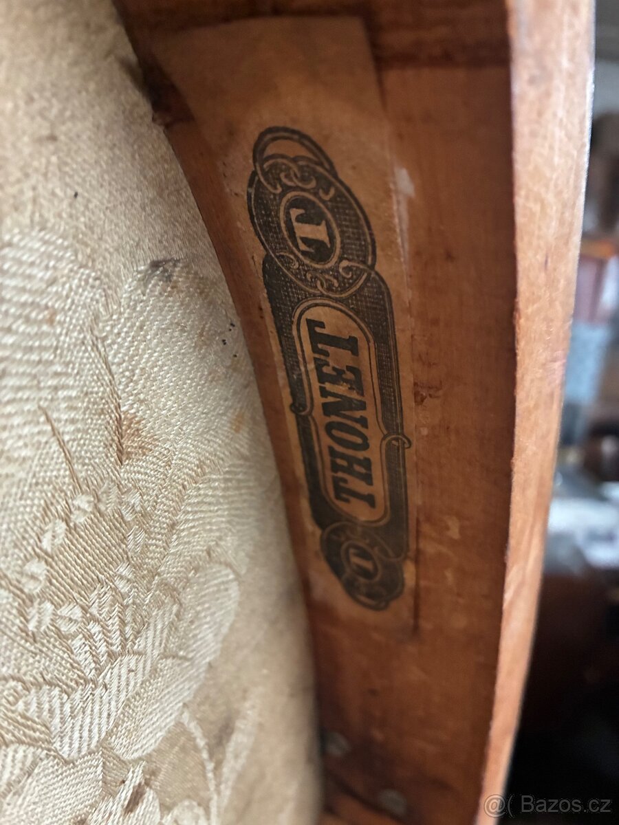 Thonet 2x židle - křesílko - 3