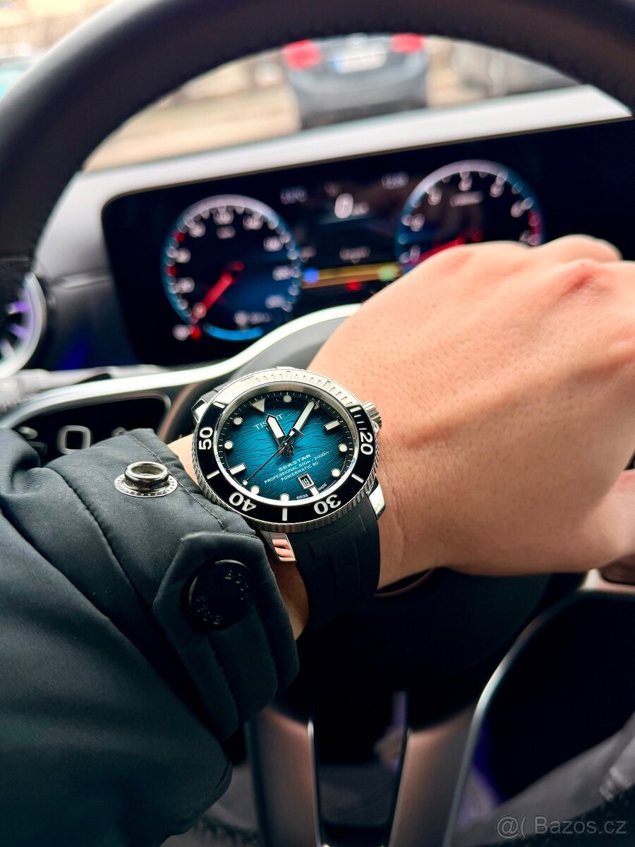 Nové Tissot Seastar 2000 (+originální pryž řemínek), záruka - 3