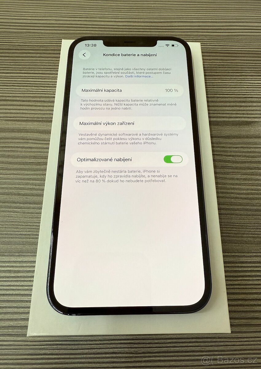 Apple iPhone 12 Pro Max 256GB modrý, TOP stav, baterie 100% - 3