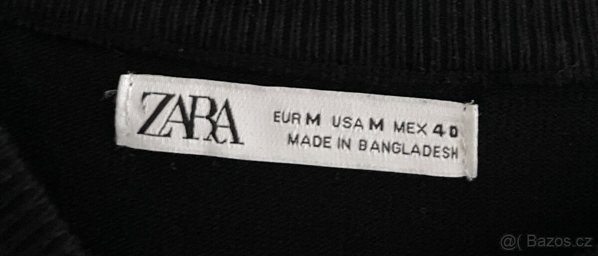 Pánský svetr ZARA vel. M (40) černý - 3