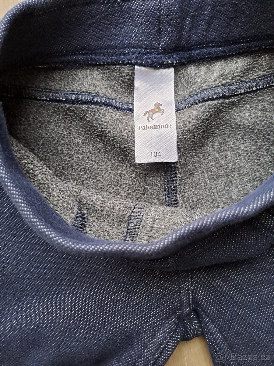 Zateplené džegíny, C&A, vel. 104 - 3