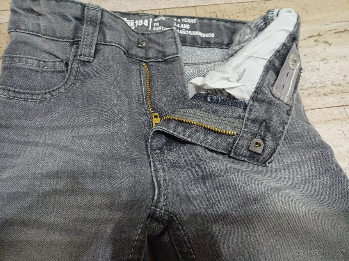 Chlapecké kalhoty, rifle, džíny vel. 110/116 - 3