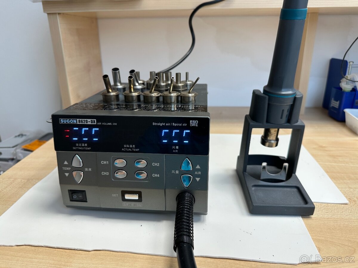 SUGON 8620-DX, Horkovzdušná pájecí stanice - 3