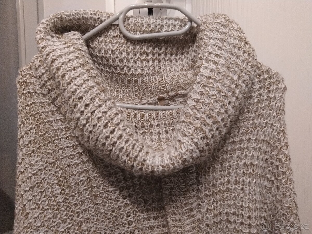 Delsi svetr - ponco styl - 3