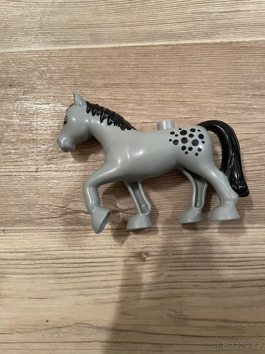 Lego Duplo šedý kůň 139J2 - 3