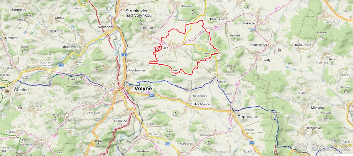 Prodej lesa Milejovice 11506m2 - 3