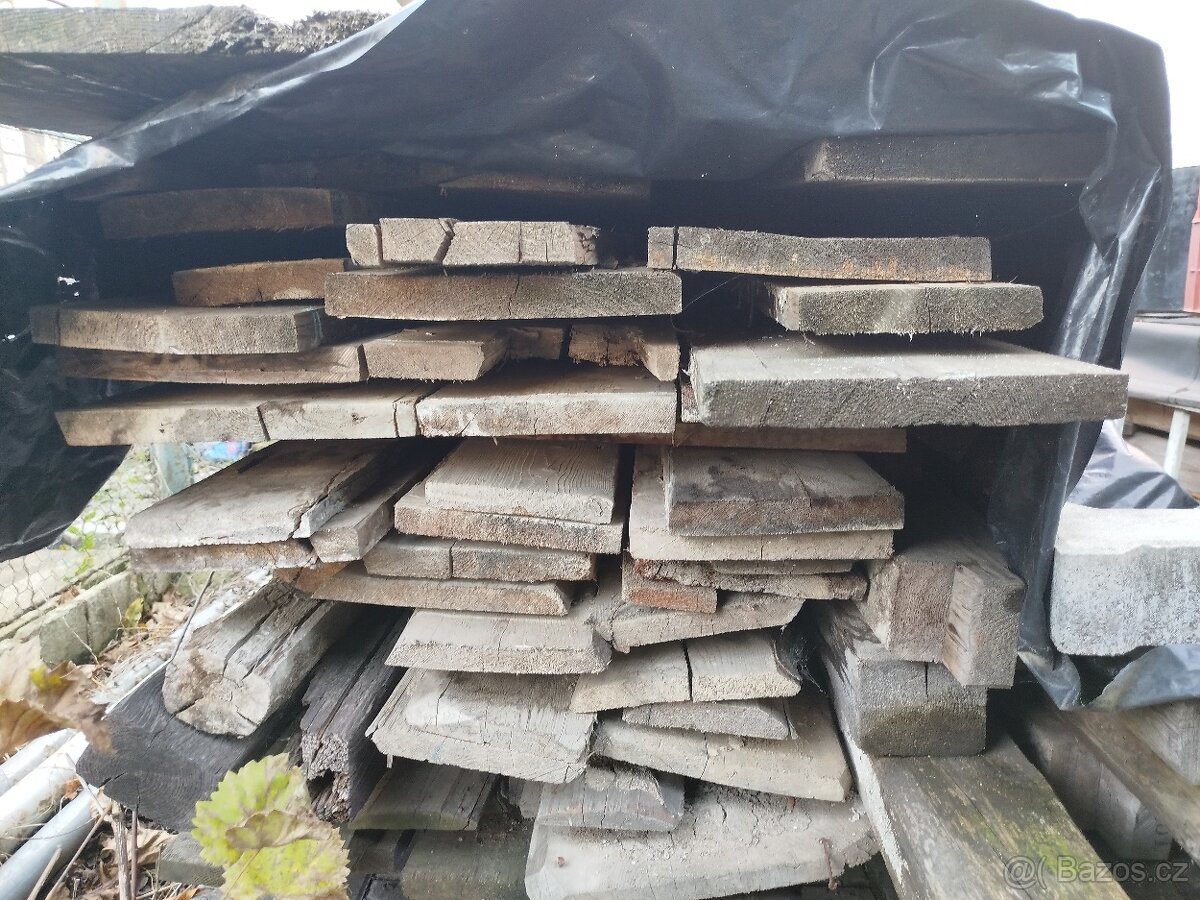 Prodám dřevěné trámy a podlahové prkna - 3