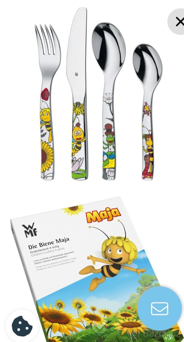 Dětský příbor 4ks nerez - 3