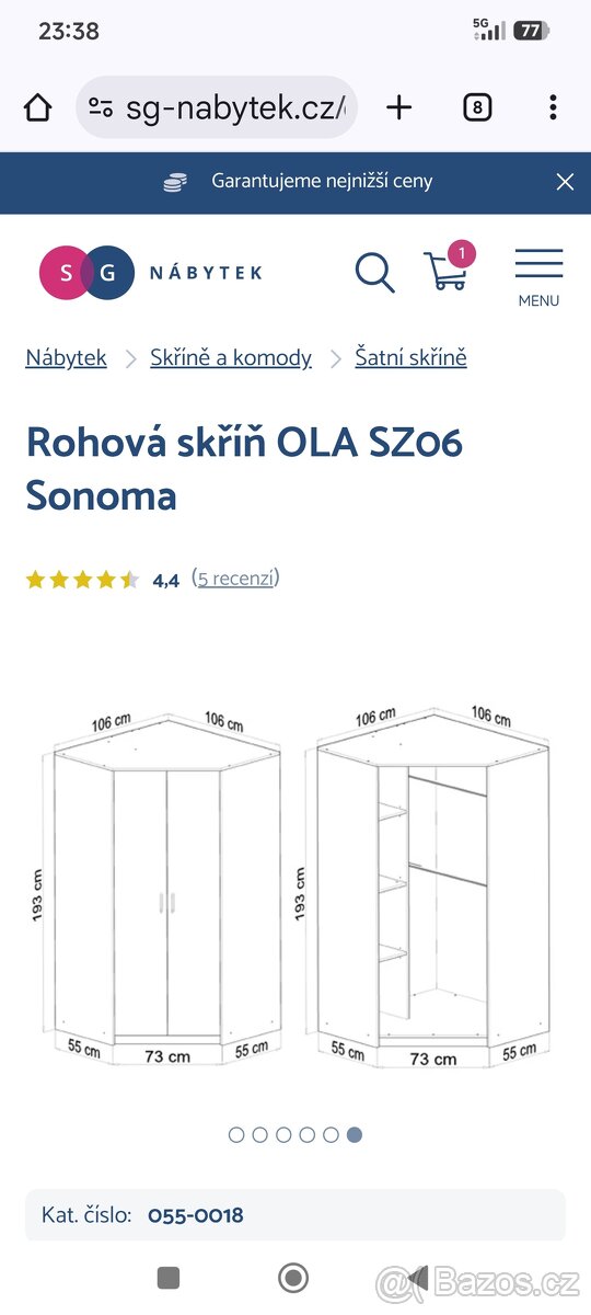 Rohová skříň - 3