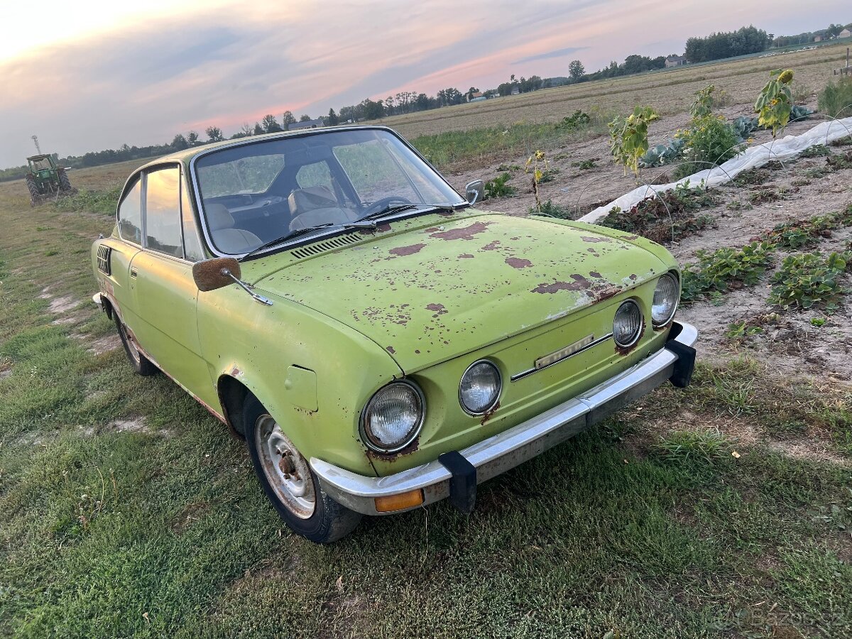 Skoda 110r kompletní auto k renovaci - 3